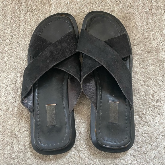 Gommus made in Italy Leather strap slide Sandals size 9.5 main image 8